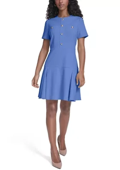 Women's Drop Waist Mini Dress