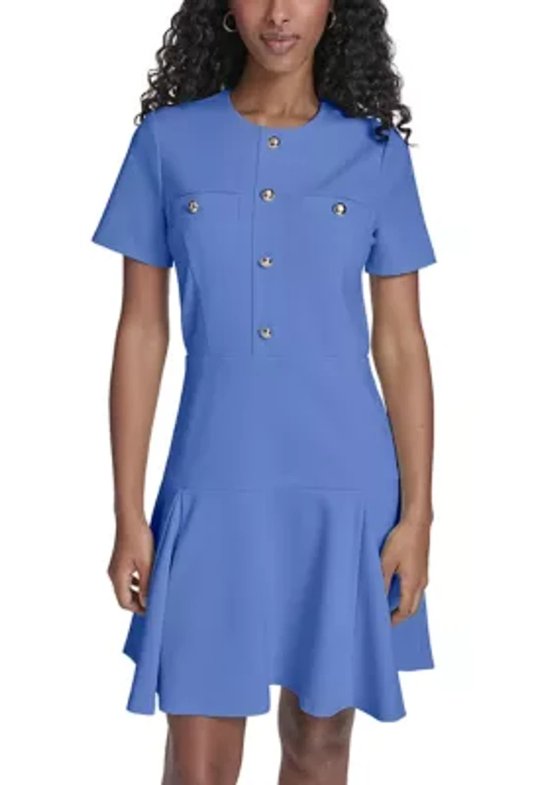 Women's Drop Waist Mini Dress