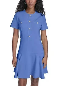 Women's Drop Waist Mini Dress