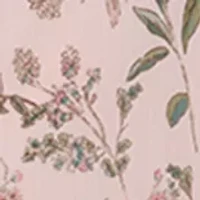 Women's V-Neck Print Midi Dress