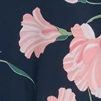 Women's Puff Sleeve V-Neck Shift Dress