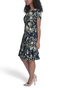 Women's Tulip Sleeve Empire Dress