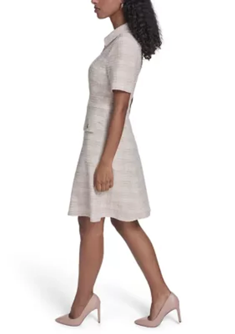 Women's Bouclé Knit Dress