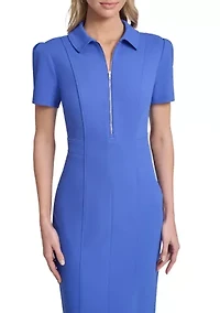 Women's Collared Short Sleeve Dress