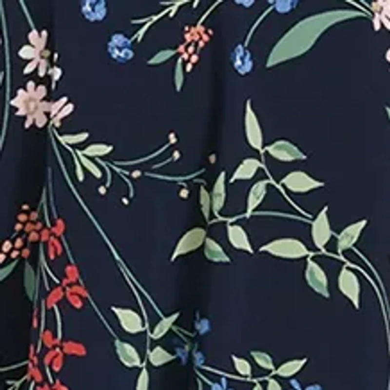 Plus Ruched Floral Dress