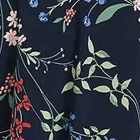 Plus Ruched Floral Dress