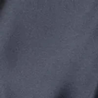 Women's Long Sleeve Crew Neck Satin A-Line Dress