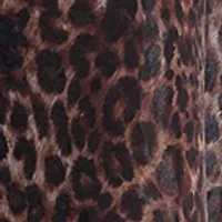 Women's Long Sleeve Printed Organza Dress