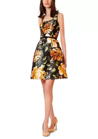 Women's Sleeveless Printed Mini Dress