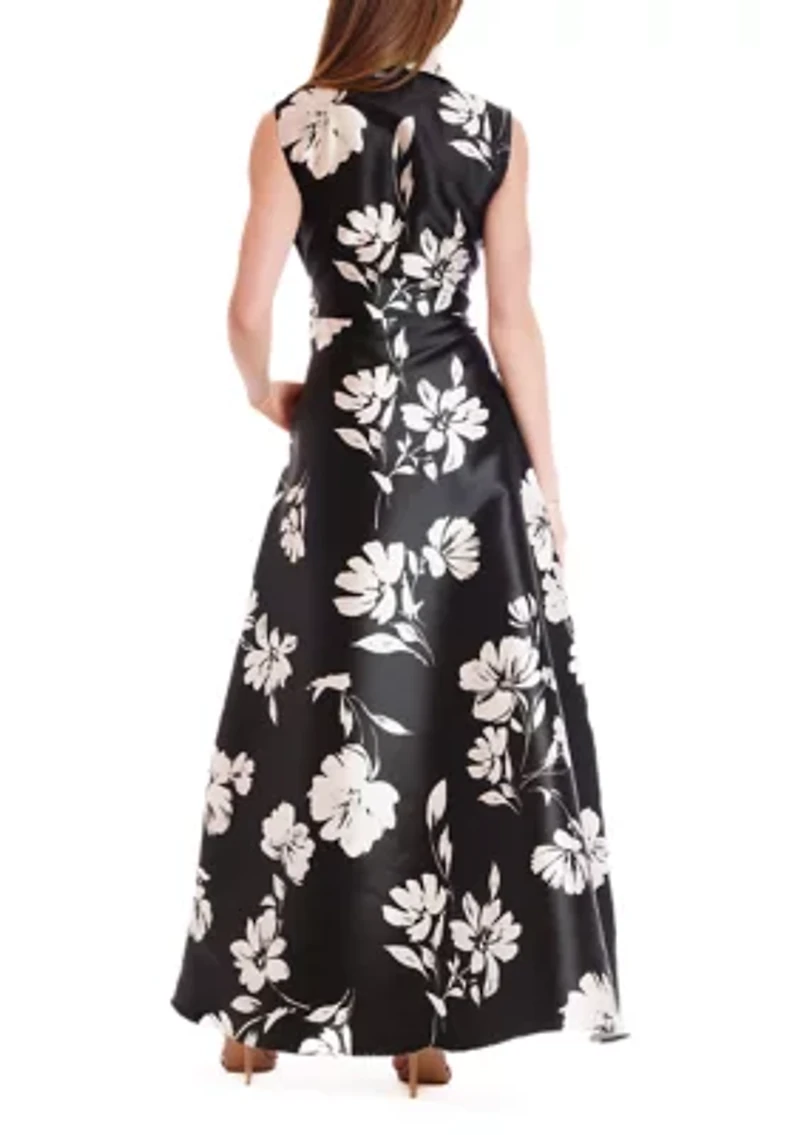 Women's Sleeveless Shirt Dress Gown