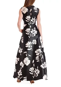 Women's Sleeveless Shirt Dress Gown