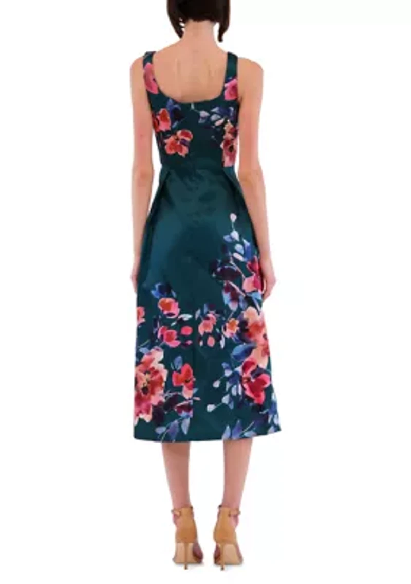Women's Sleeveless Floral Gown