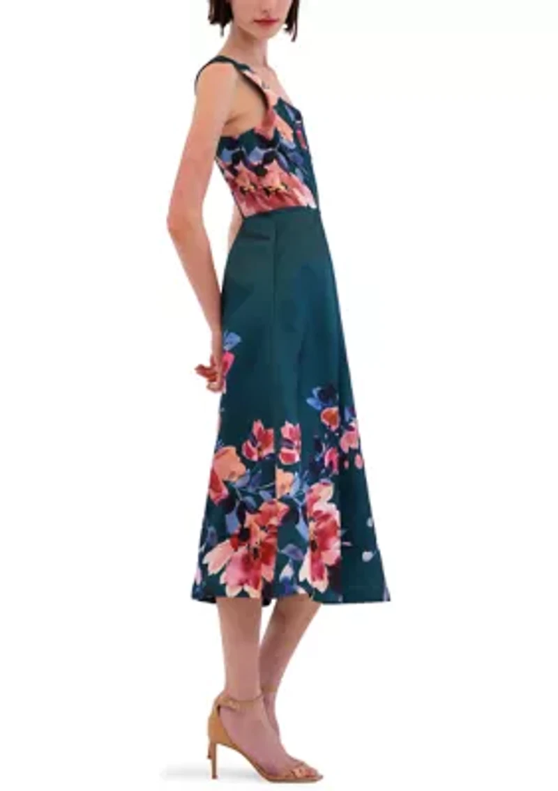 Women's Sleeveless Floral Gown