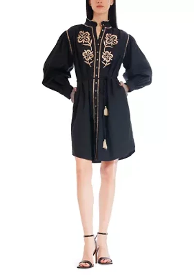 Women's Embroidered Shirtdress