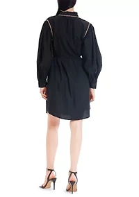 Women's Embroidered Shirtdress