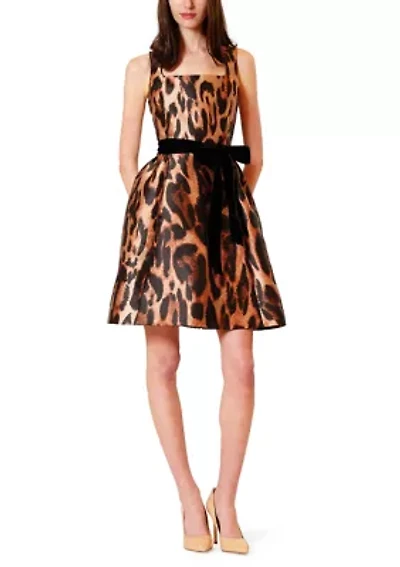 Women's Leopard Print Mini Dress