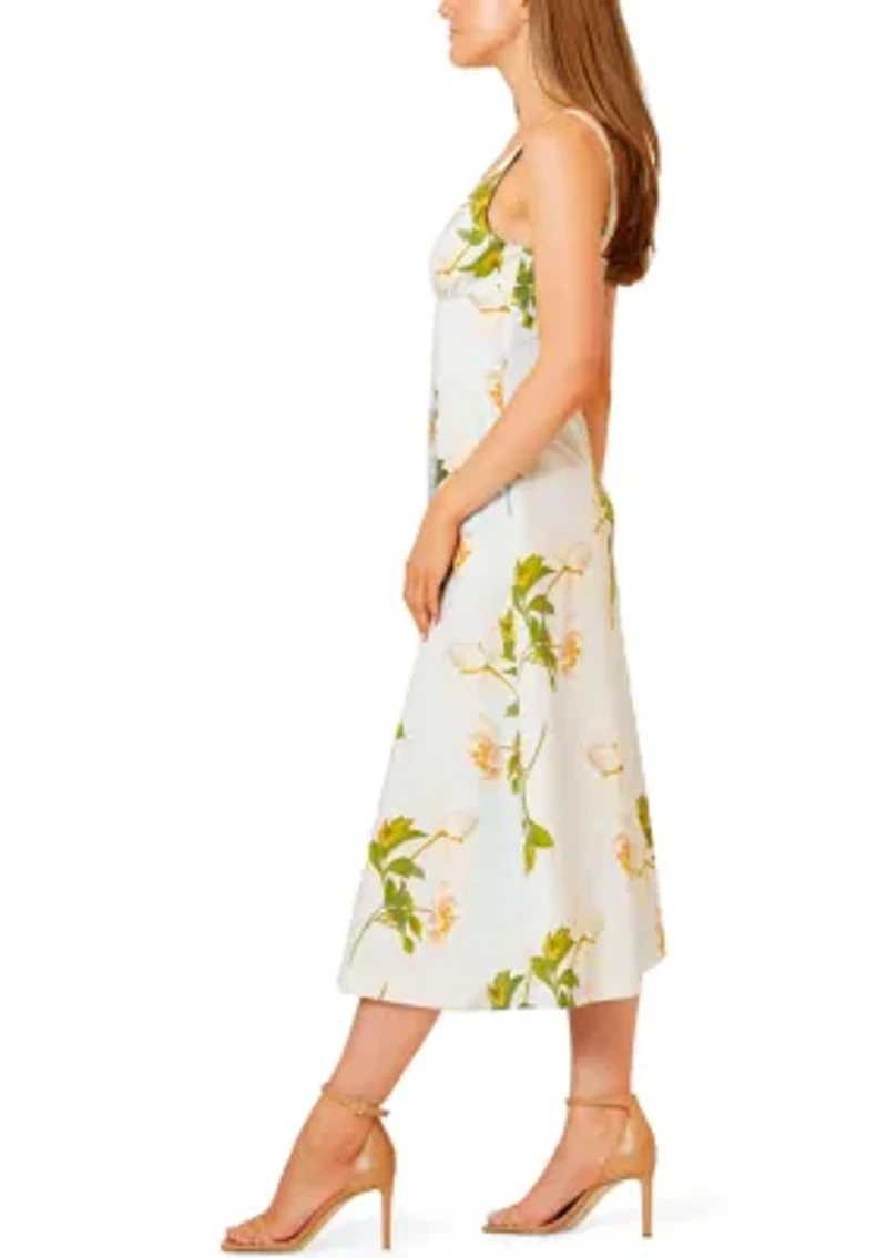 Women's Sleeveless Printed A-Line Dress