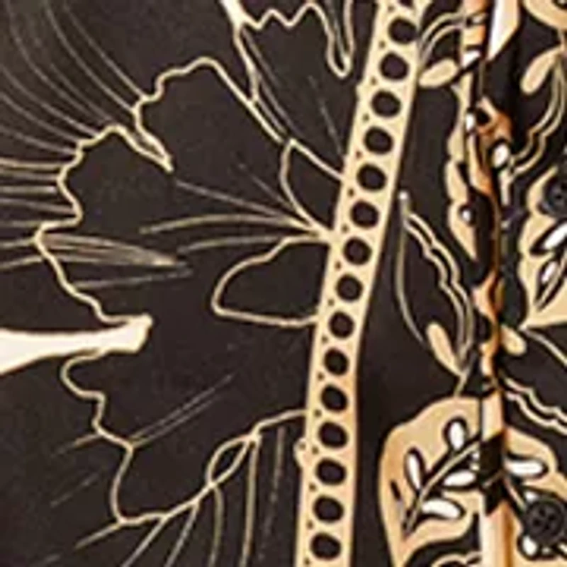 Women's Long Sleeve Floral Mini Dress