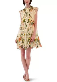 Women's Sleeveless Floral Mini Dress