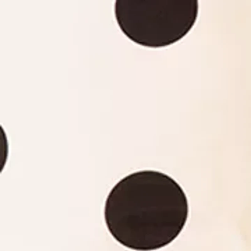 Women's Sleeveless Square Neck Rosette Polka Dot Mini Bubble Dress