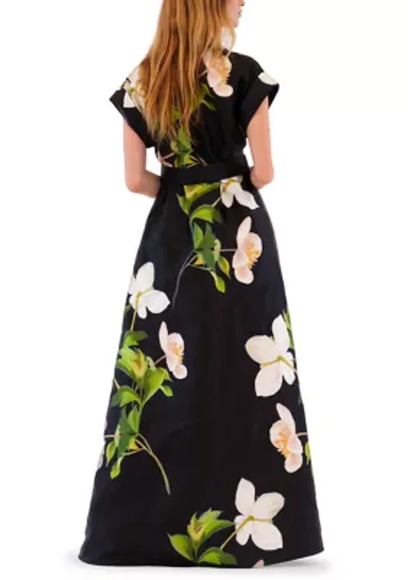 Women's Belted Floral Shirtdress