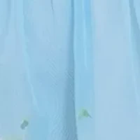 Women's Sleeveless Halter Floral Border Mini Dress