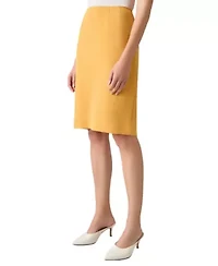 Women's Stretch Crepe Slim Skirt