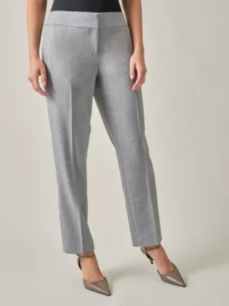 Women's Fly Front Slim Pant