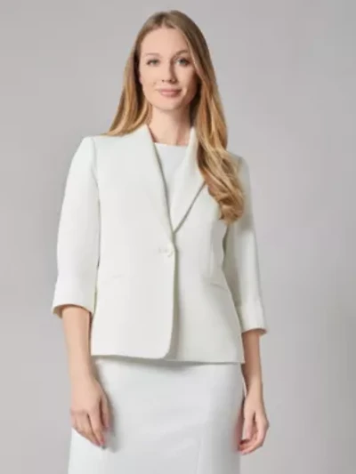 Pique One Button Jacket