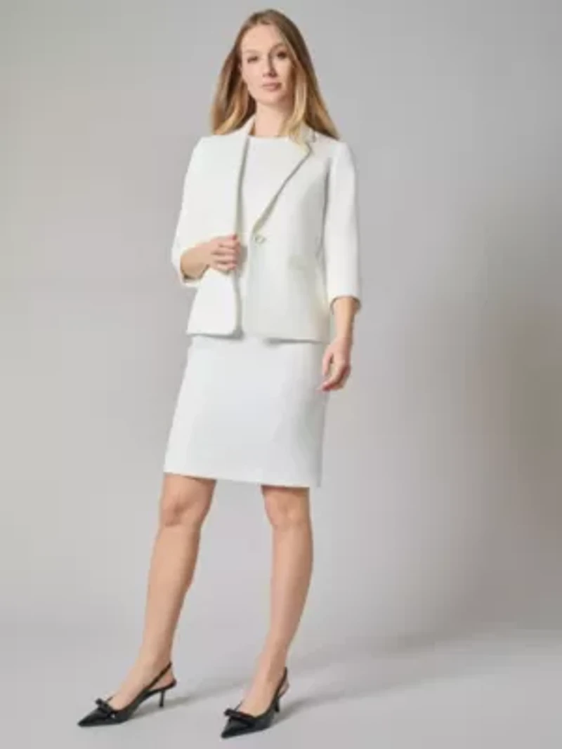 Pique One Button Jacket