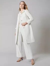 Tweed Topper With Flap Pockets