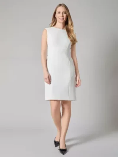 Extended Cap Sleeve Sheath Dress