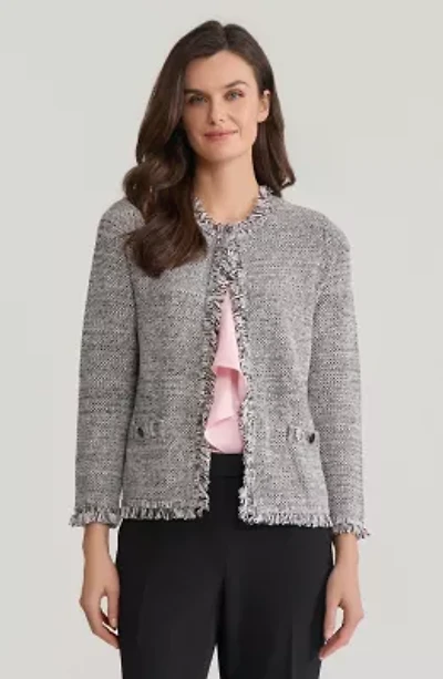 Kiss Front Cardigan with Fringe