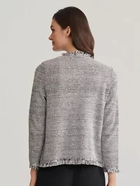 Kiss Front Cardigan with Fringe