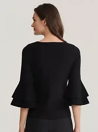 Ruffle Sleeve Sweater