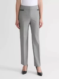 Petite Mini Check Trouser Pant