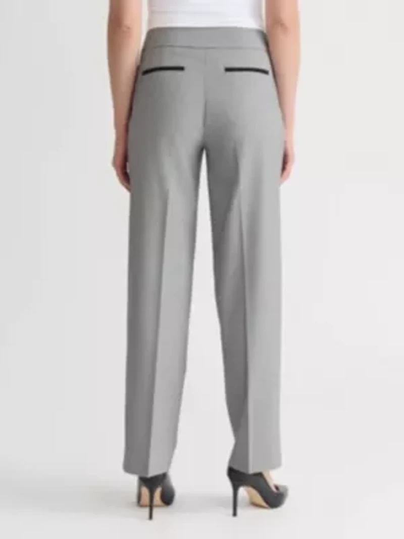 Petite Mini Check Trouser Pant