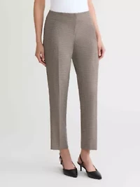 Women's Houndstooth Slim Leg Pant