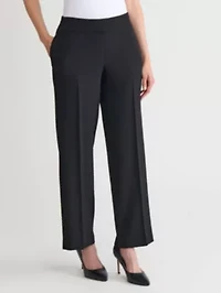 Women's Stretch Crepe Wide Leg Pant