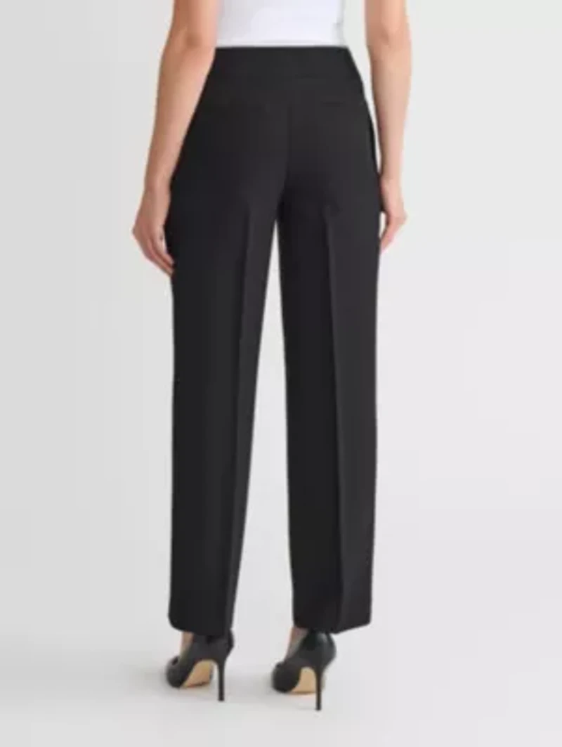 Women's Stretch Crepe Wide Leg Pant