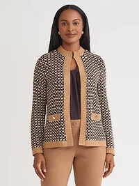 Women's Textured Stitch Cardigan