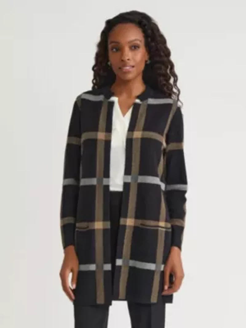 Petite Kissing Front Coatigan