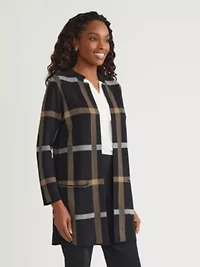 Petite Kissing Front Coatigan