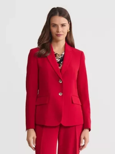 Women's Crepe Two Button Jacket