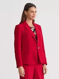 Women's Crepe Two Button Jacket