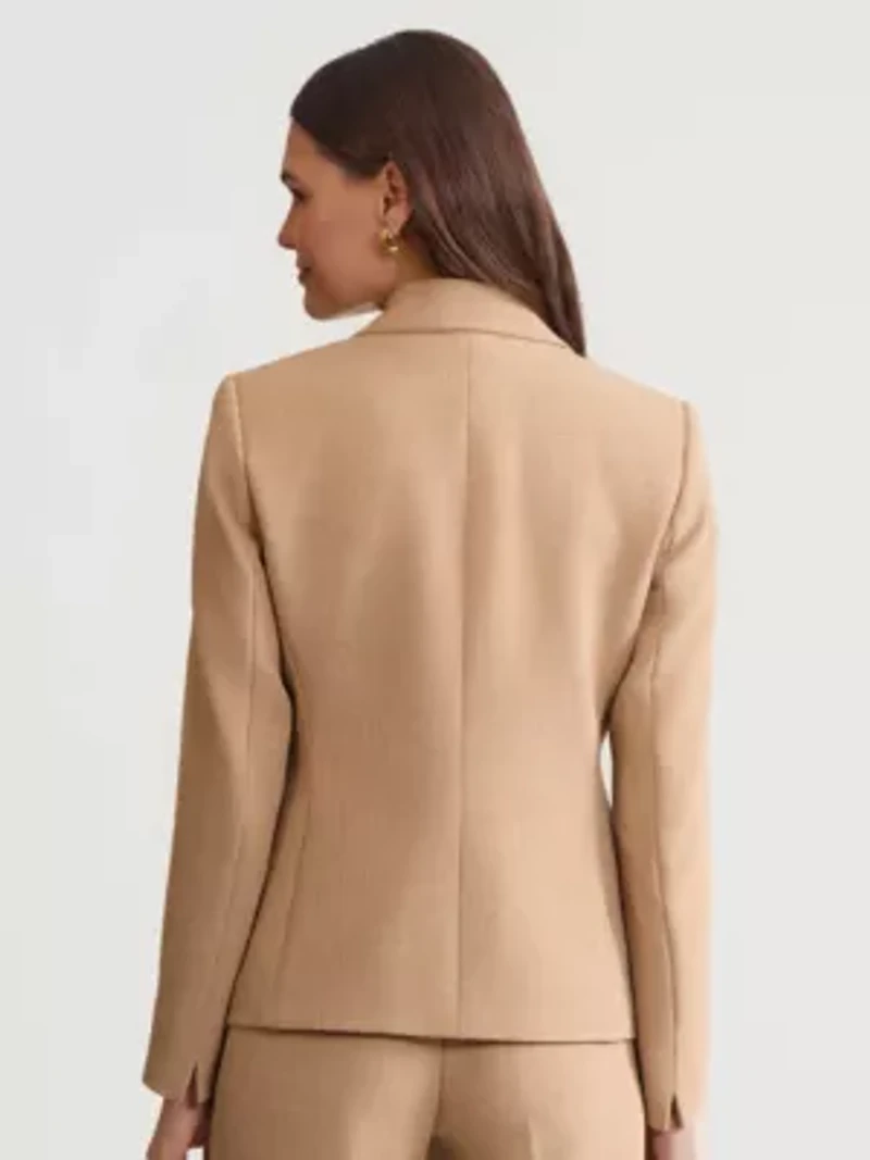 Women's Pebble Crepe One Button Jacket