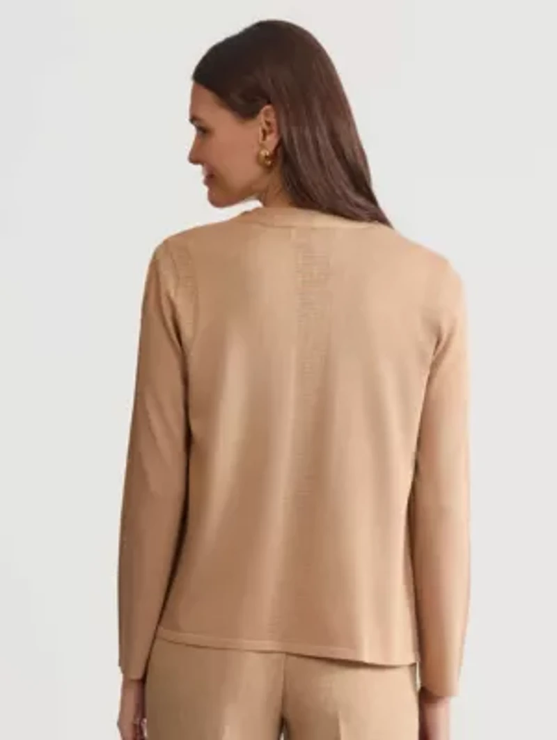 Women's Cardigan with Stitch Detail