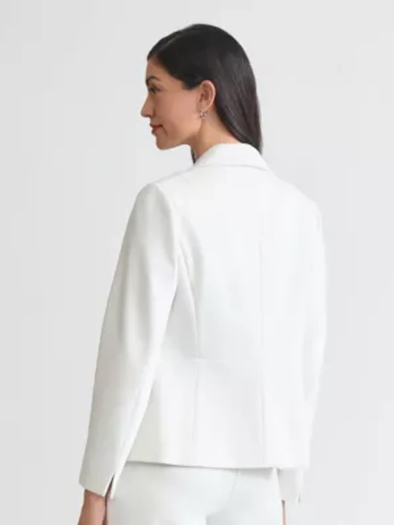 Compression One Button Notch Collar Jacket