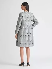 Women's Leaf Jacquard Topper