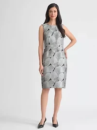 Women's Jacquard Sheath Dress